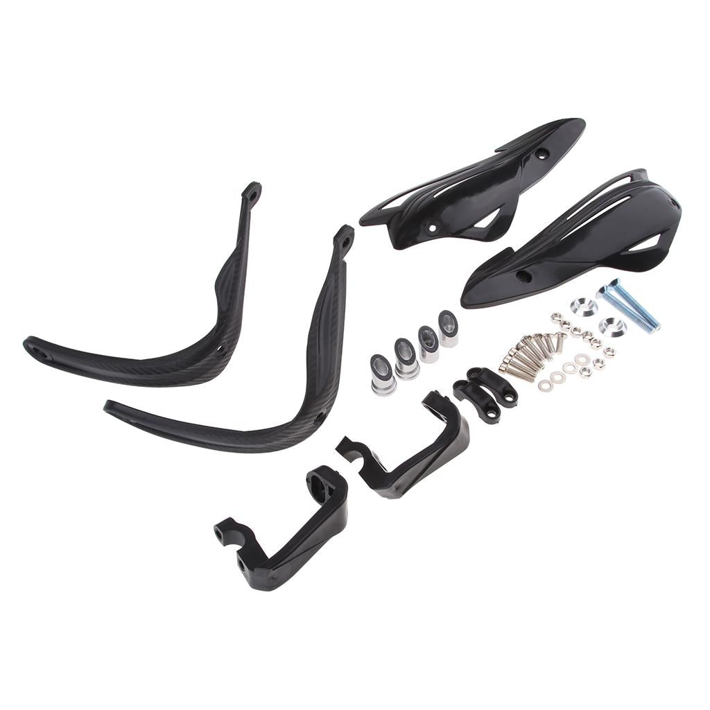 Brush Hand Guards Handguard for Motorcycle MotoCross Dirt Bike ATV MX Black