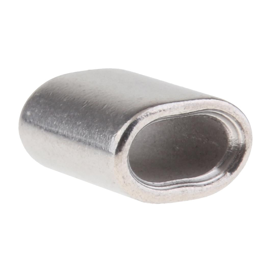  304 Stainless Steel Wire Rope Ferrules Crimping Sleeves Cable Ferrule 5mm