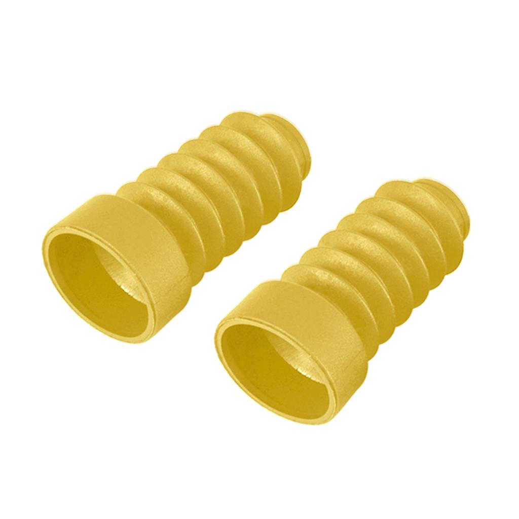 Motorcycle Rubber Fork Dust Cover Front Gaiters Boots For JOG50 JOG90 Yellow