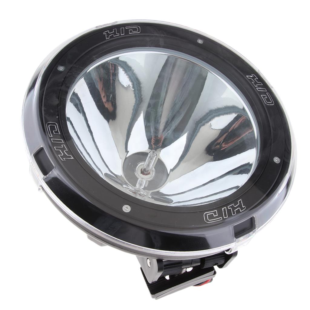 9'' 100W Flood Driving Lights HID Xenon 12V Trucks SUV Spot Work Light Black