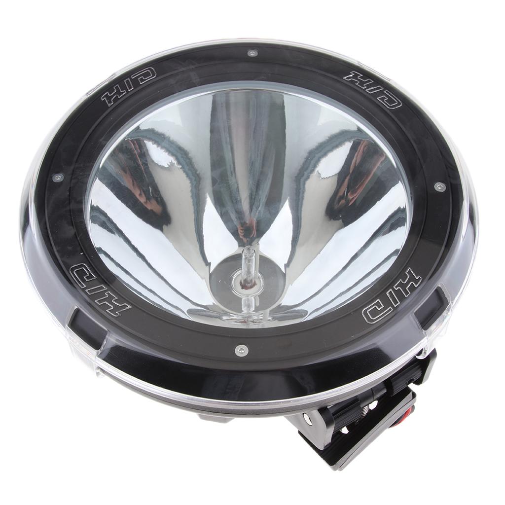 9'' 100W Flood Driving Lights HID Xenon 12V Trucks SUV Spot Work Light Black