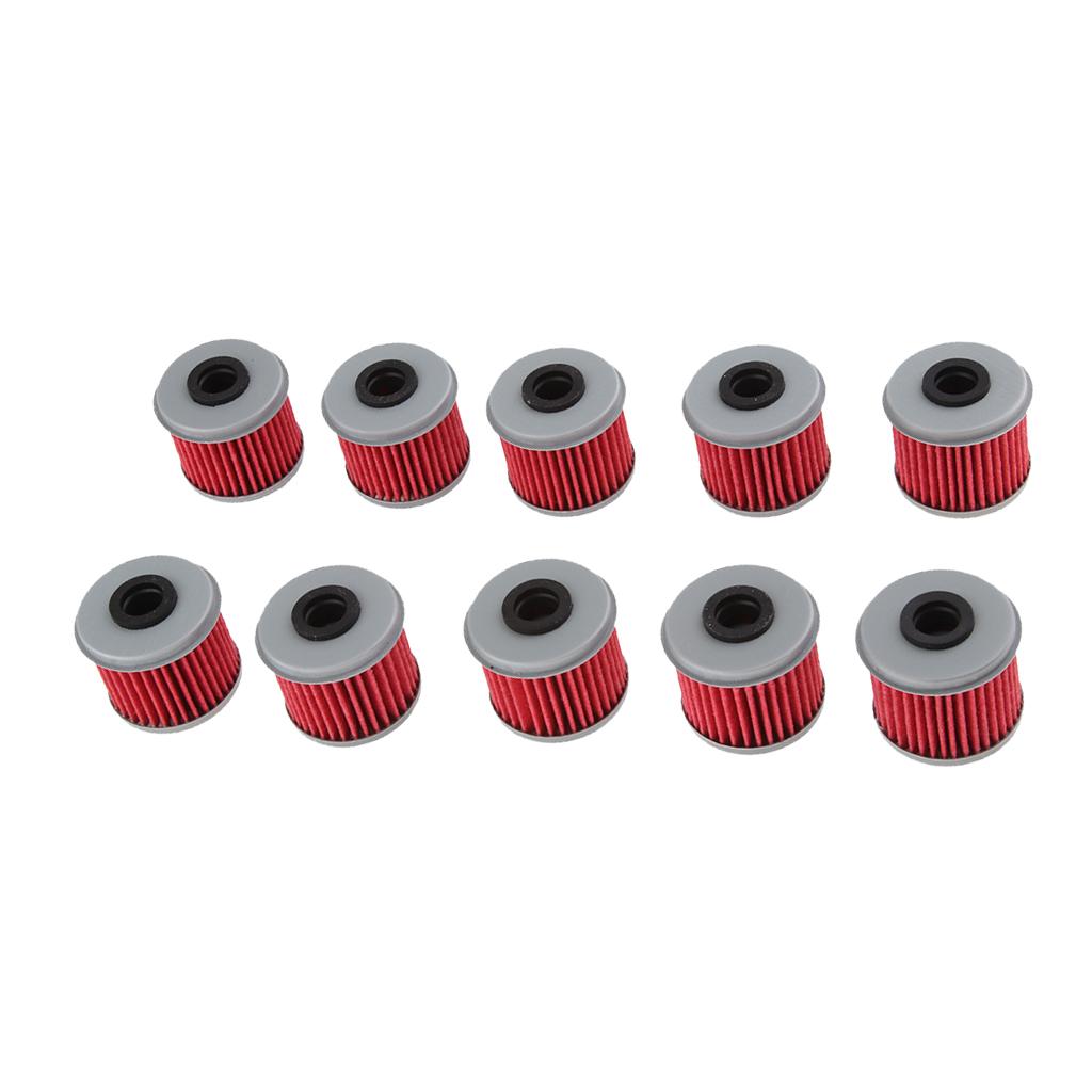 10 pcs Oil Filter For Honda TRX450R CRF250X CRF450X CRF250R CRF450R CRF150R