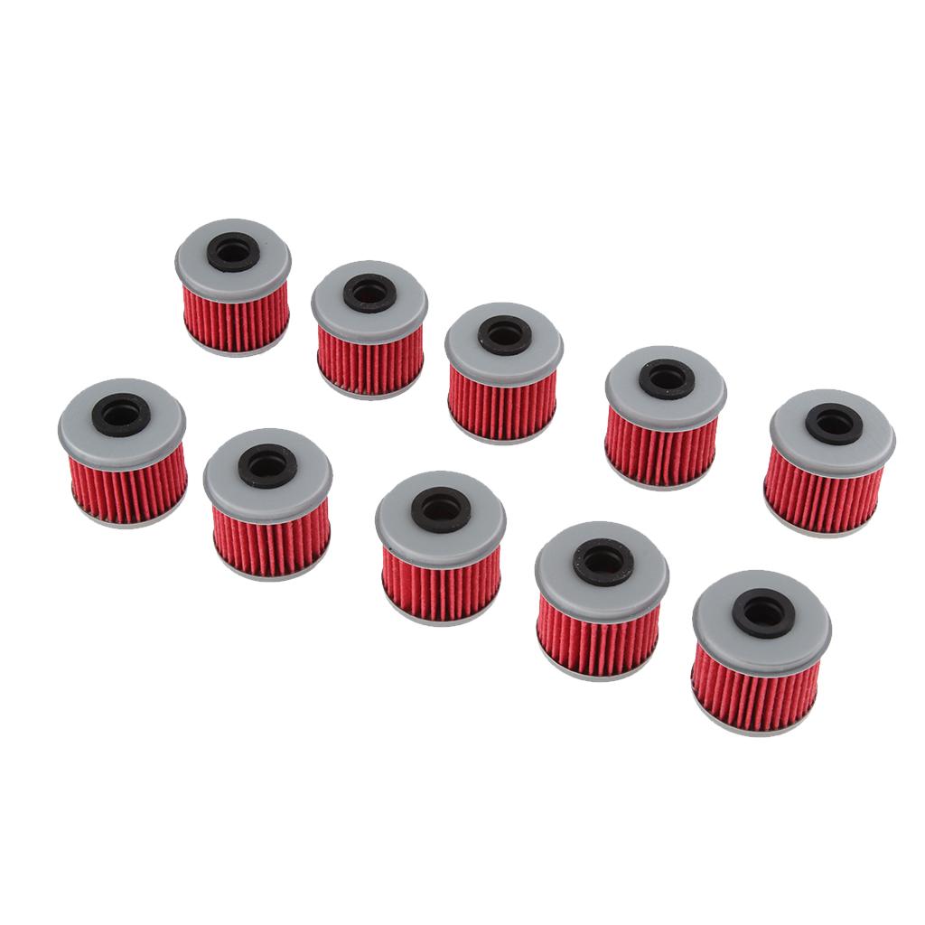 10 pcs Oil Filter For Honda TRX450R CRF250X CRF450X CRF250R CRF450R CRF150R