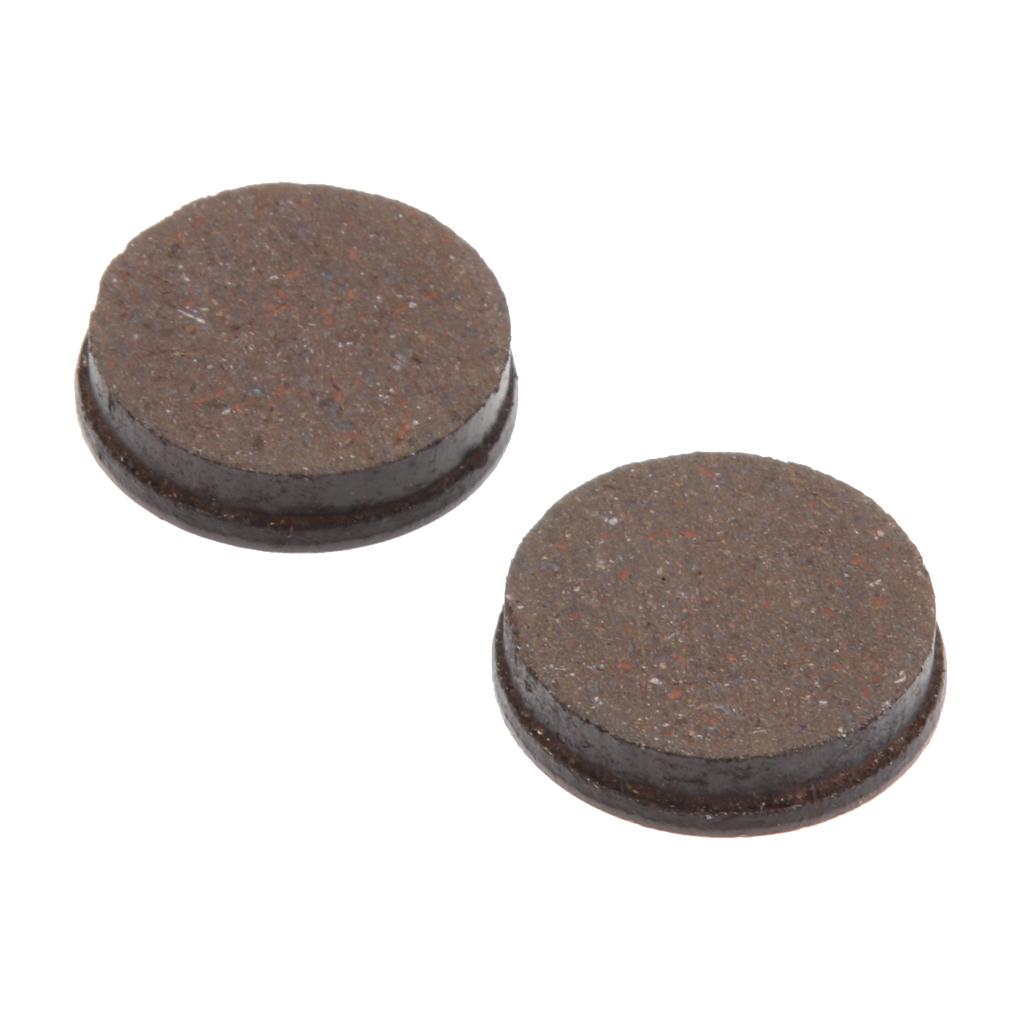 2pcs Solid Disc Brake Pads for Xiaomi Mijia M365 Electric Scooter - Black