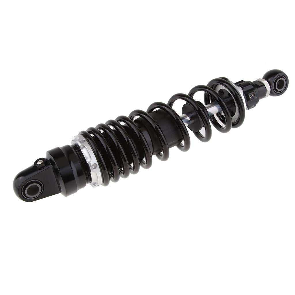 Universal Motorcycle Rear Adjust Damping Shock Absorber Black OLS-320