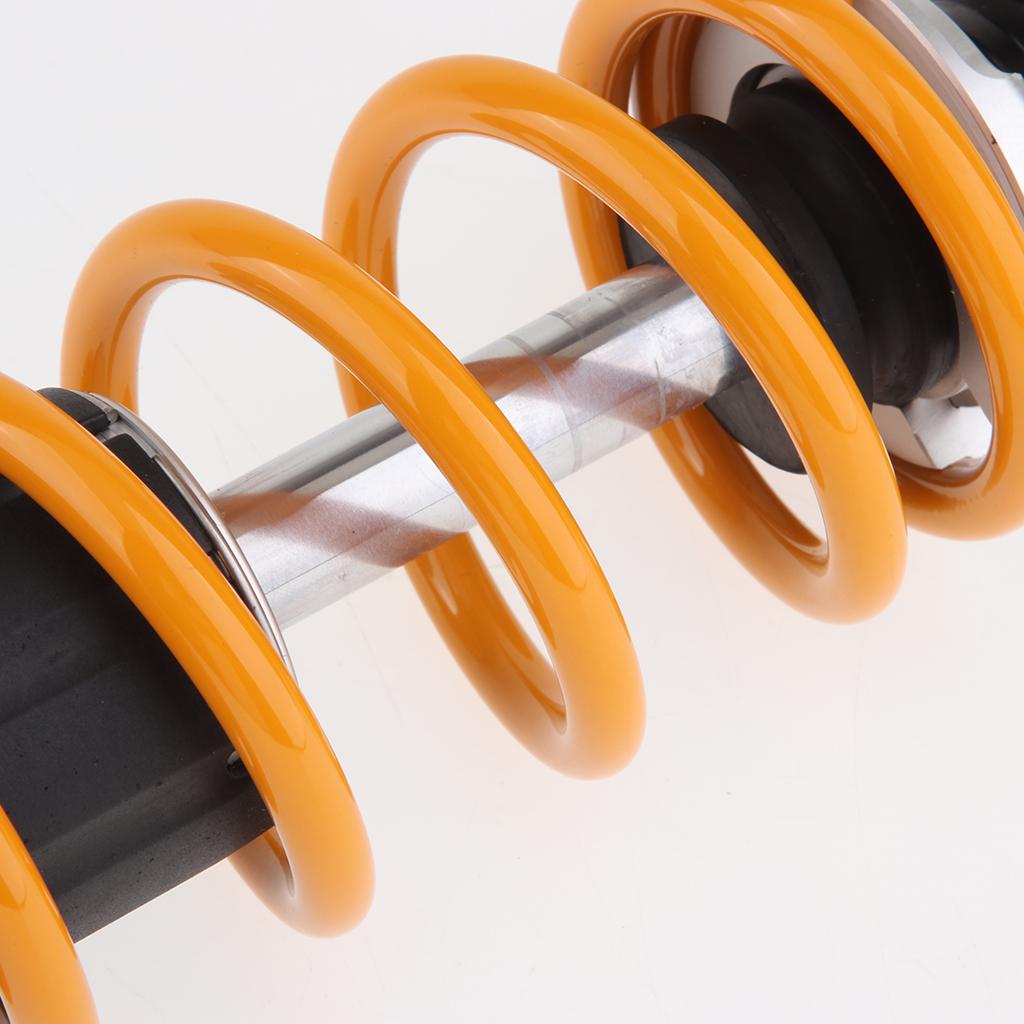 Universal Motorcycle Rear Adjust Damping Shock Absorber Orange OLS-320