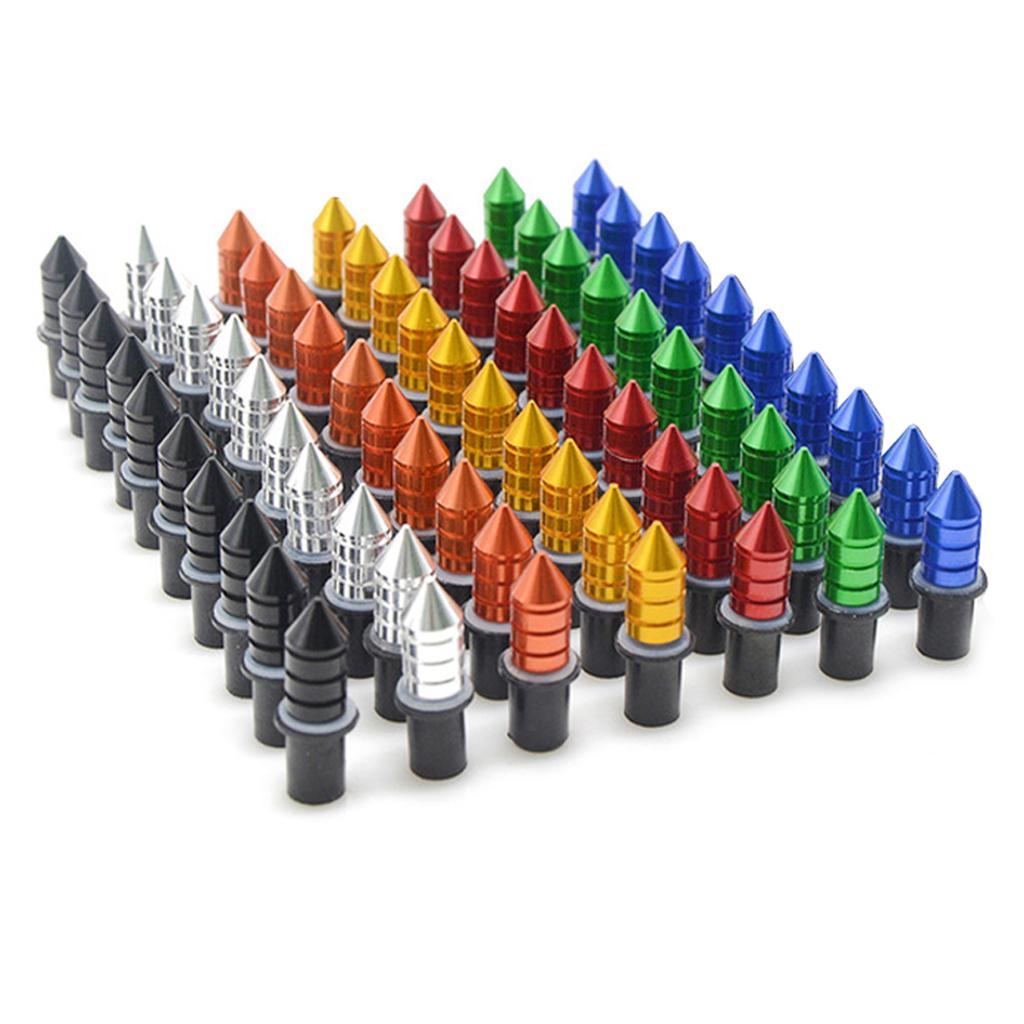 10 x Universal Windscreen Windshield Spike Bolts M5 Screw Well Nuts Green