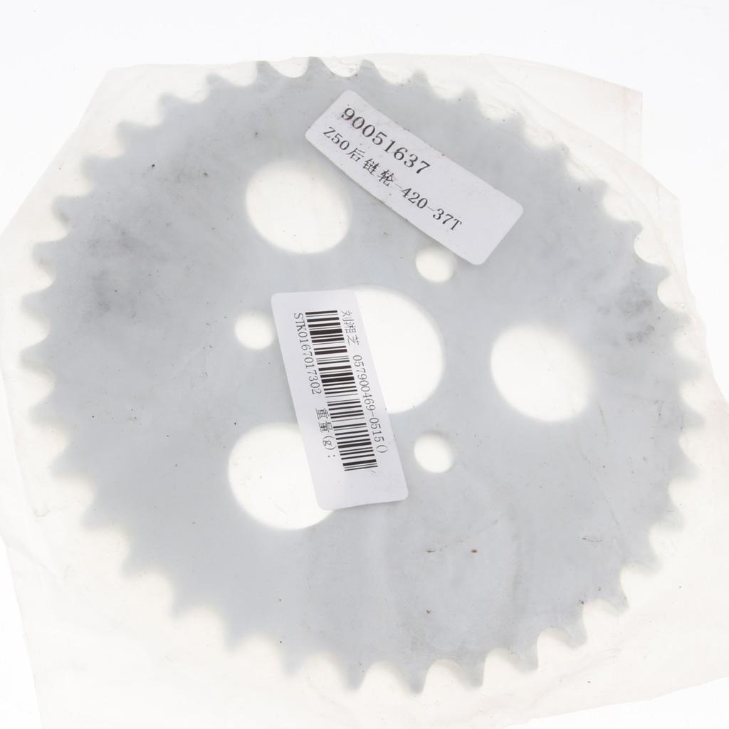 Motorcycle 420 Chain 37T Rear Sprocket Cog for Honda Monkey Z50