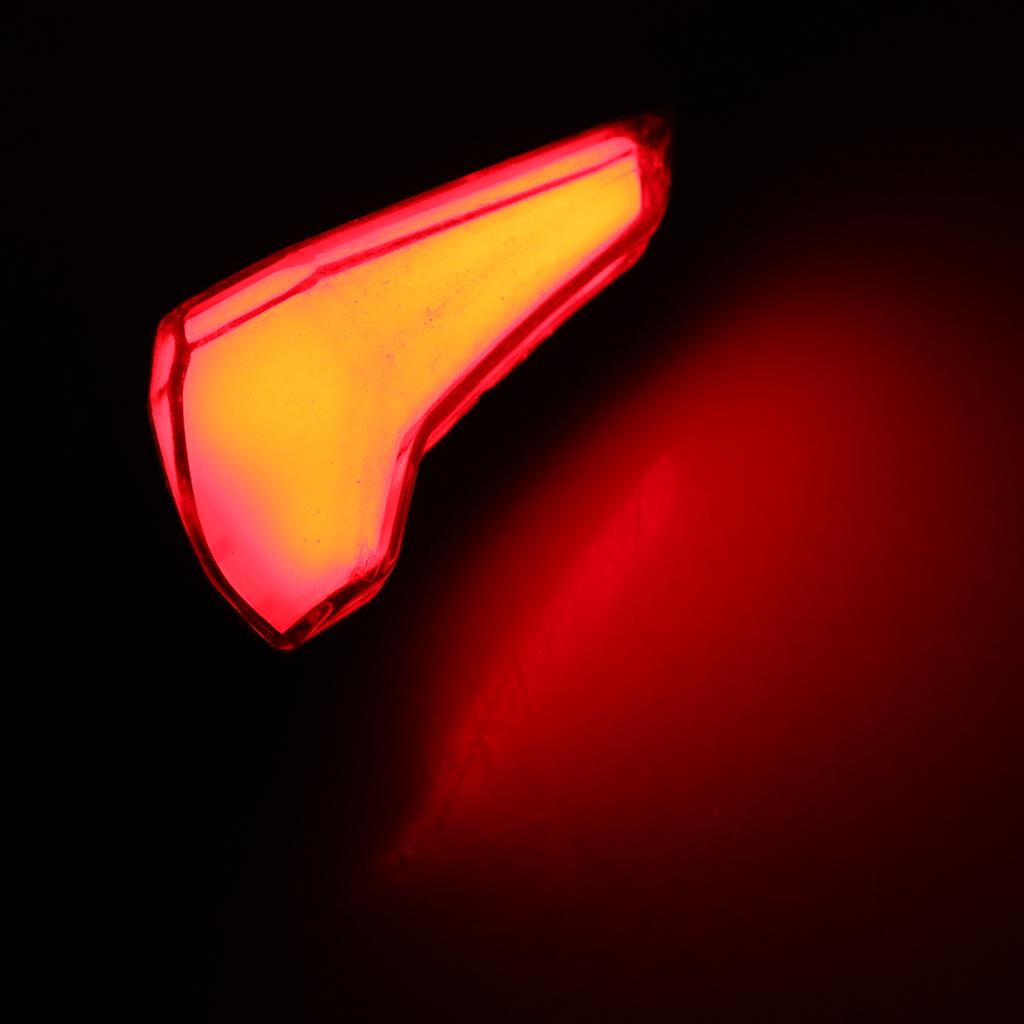 12V LED Universal Motorcycle Turning Signal Lamp Flash Light Yellow+Red