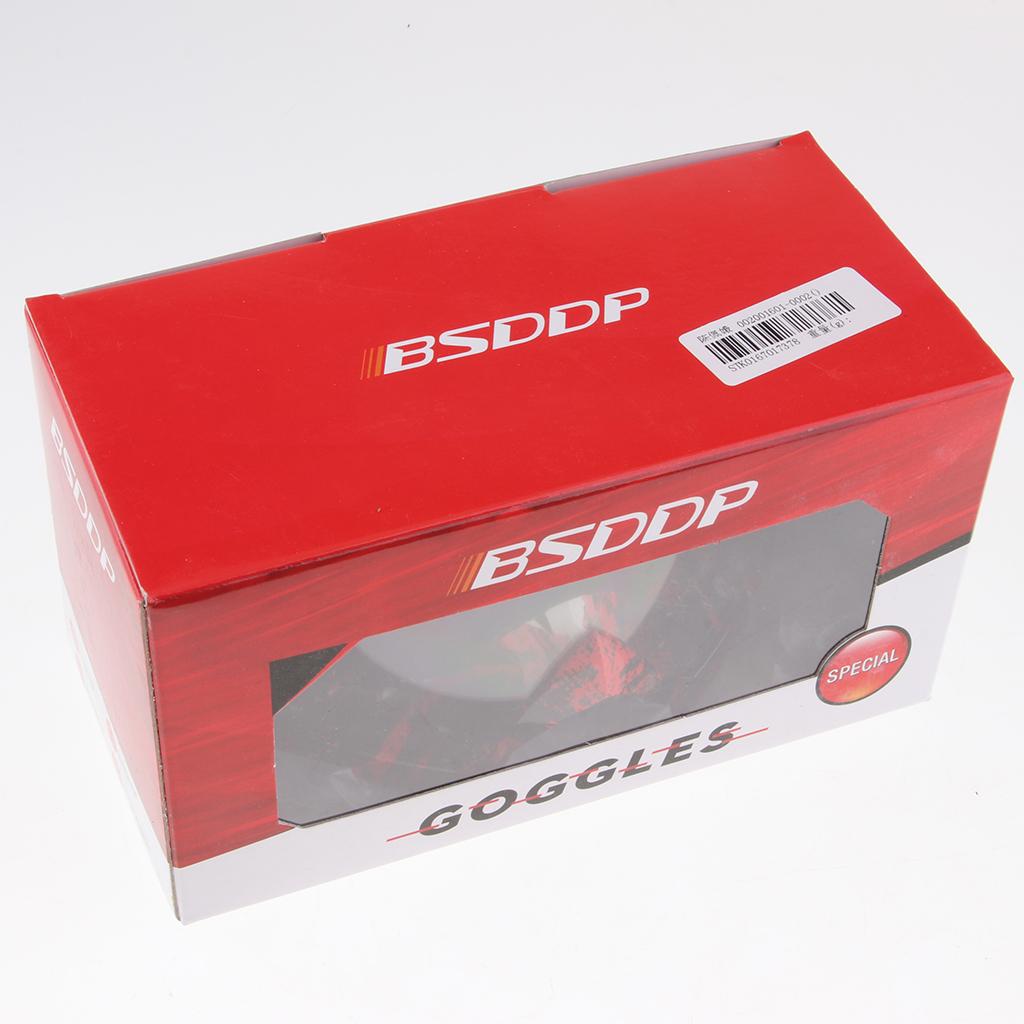 Anti Fog Motorcycle ATV Dirt Bike Racing Goggles Glasses A018 White Mirror