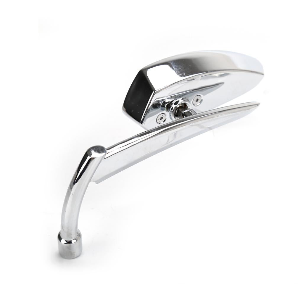 Motorcycle Rearview Mirrors - Handle Bar End Side Rearview Mirrors - Black