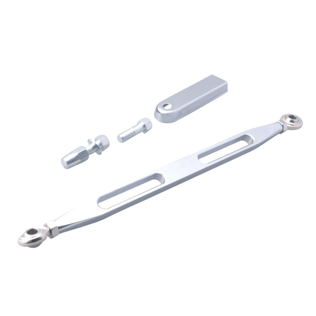 Motorcycle Gear Shift Linkage Shifter Link for Harley Silver - 2 Hole