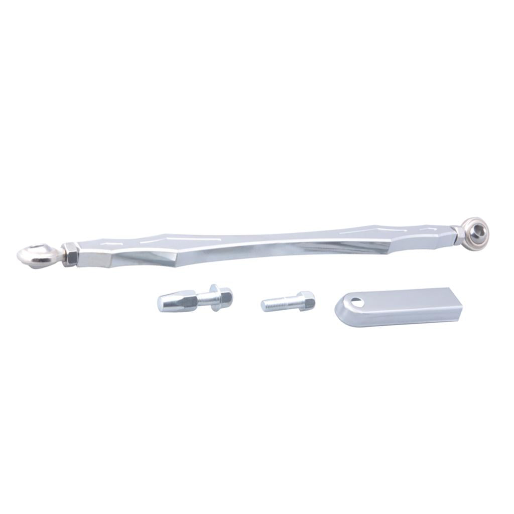 Motorcycle Gear Shift Linkage Shifter Link for Harley Silver - Rhombus