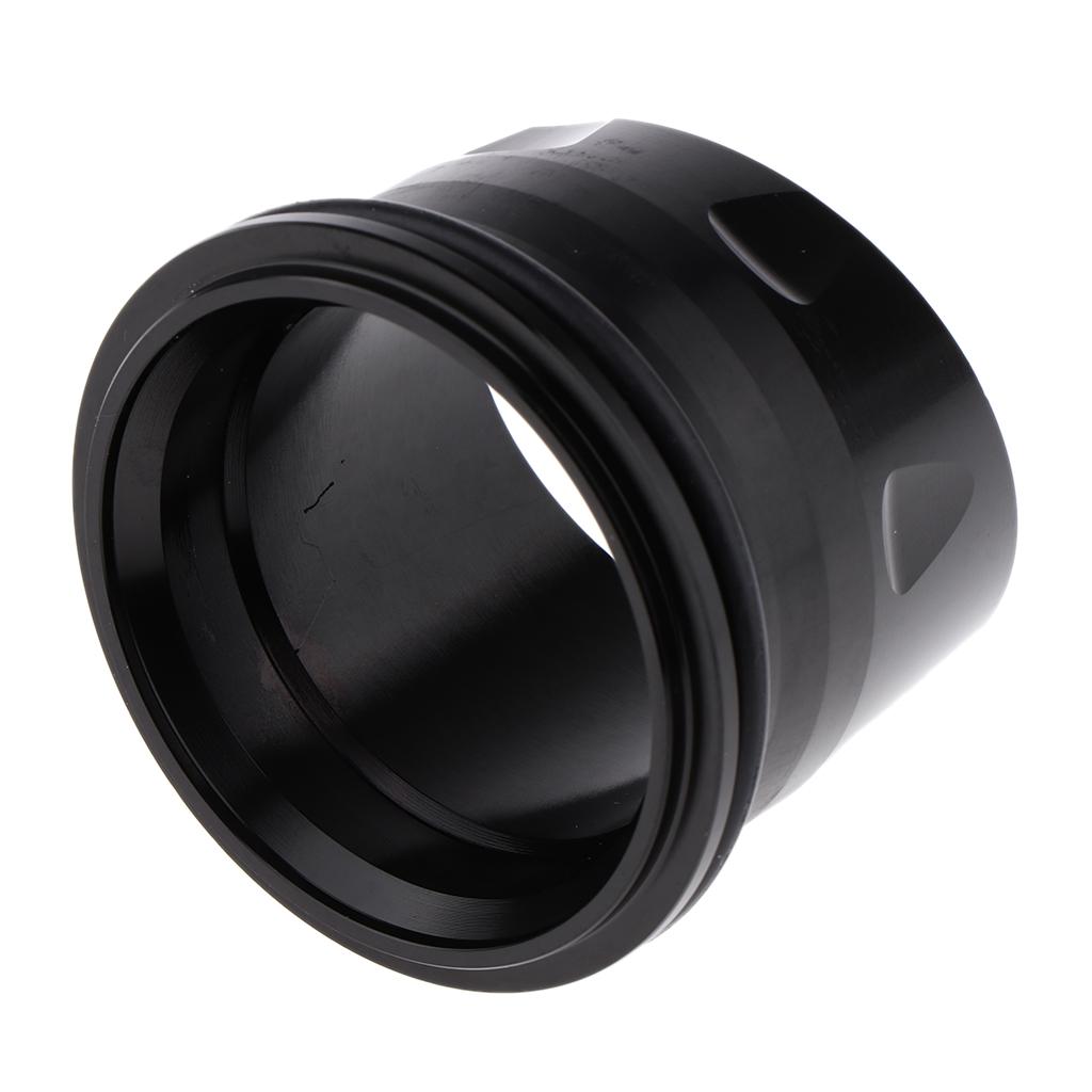 Motorbike CNC Aluminum Exhaust Tip Cover for Yamaha T-max 530 12-17 Black