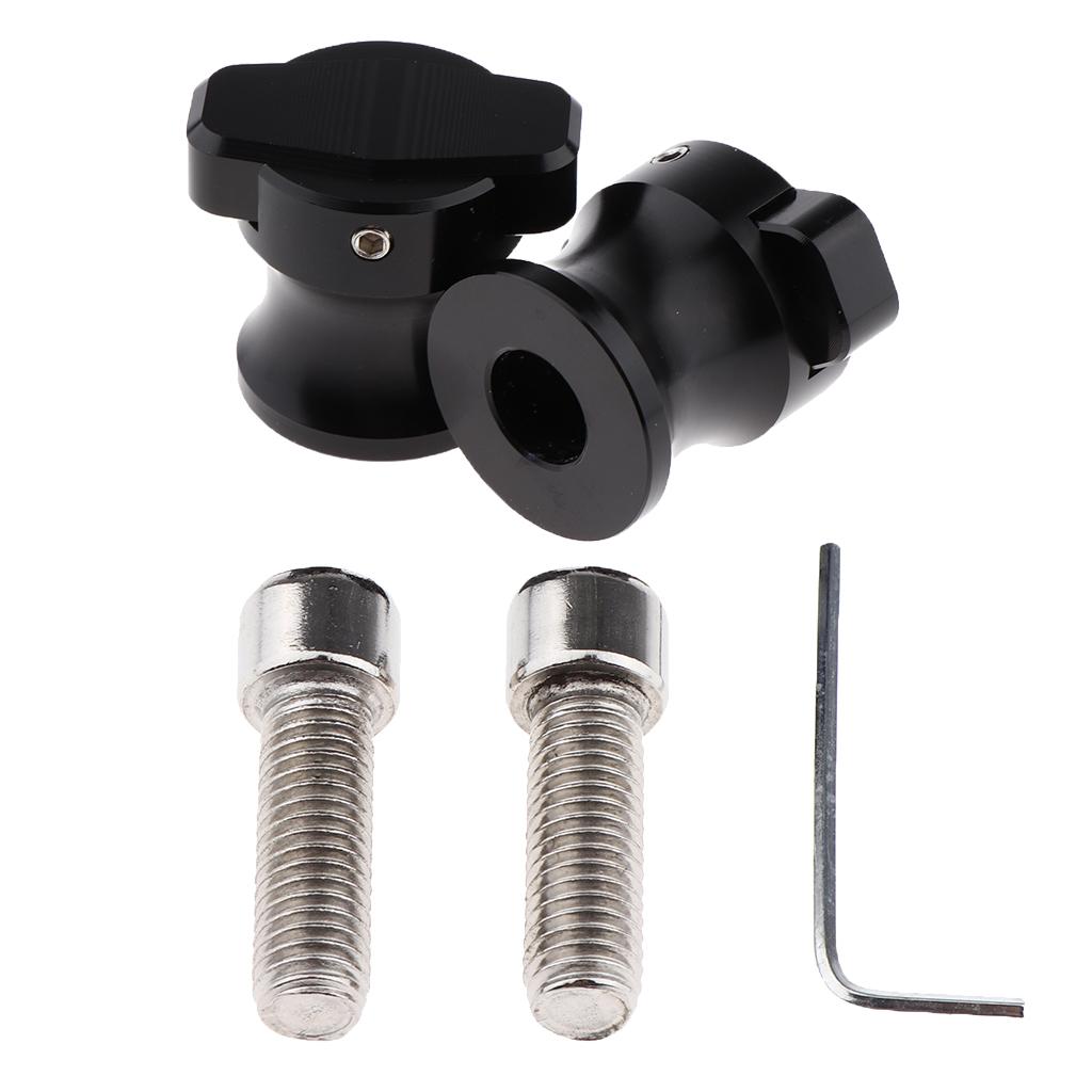 Motorcycle Swing Arm Spool Slider Stand Screw for Kawasaki Z1000 Z900 10mm