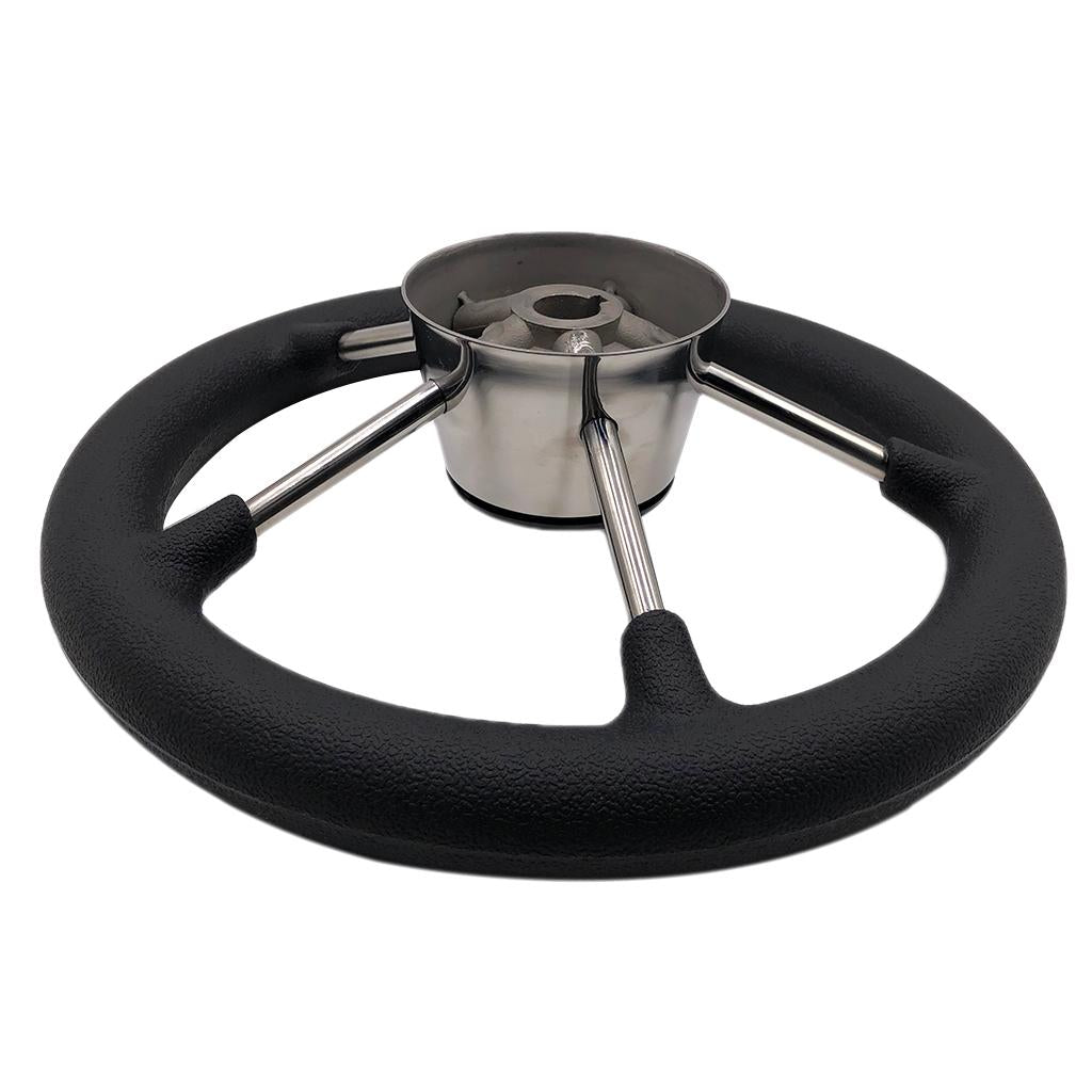 Marine Stainless Steel Boat Steering Wheel 11 5 Spoke for PU Foam Grip"
