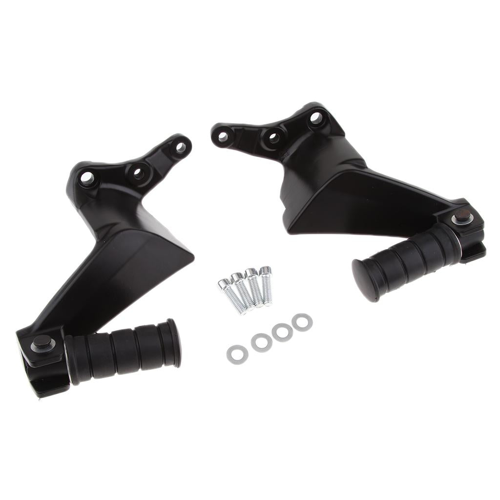 Motorcycle Passenger Footpegs Footrests Pedals Mount Bracket for Harley