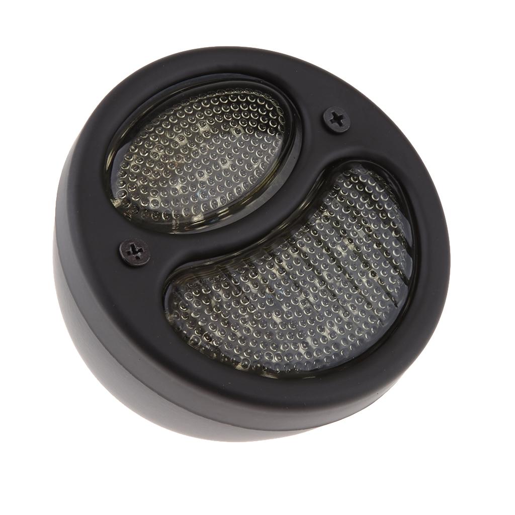 Retro LED Integrated Tail Light Brake Turn Signal for Harley Cruise Black