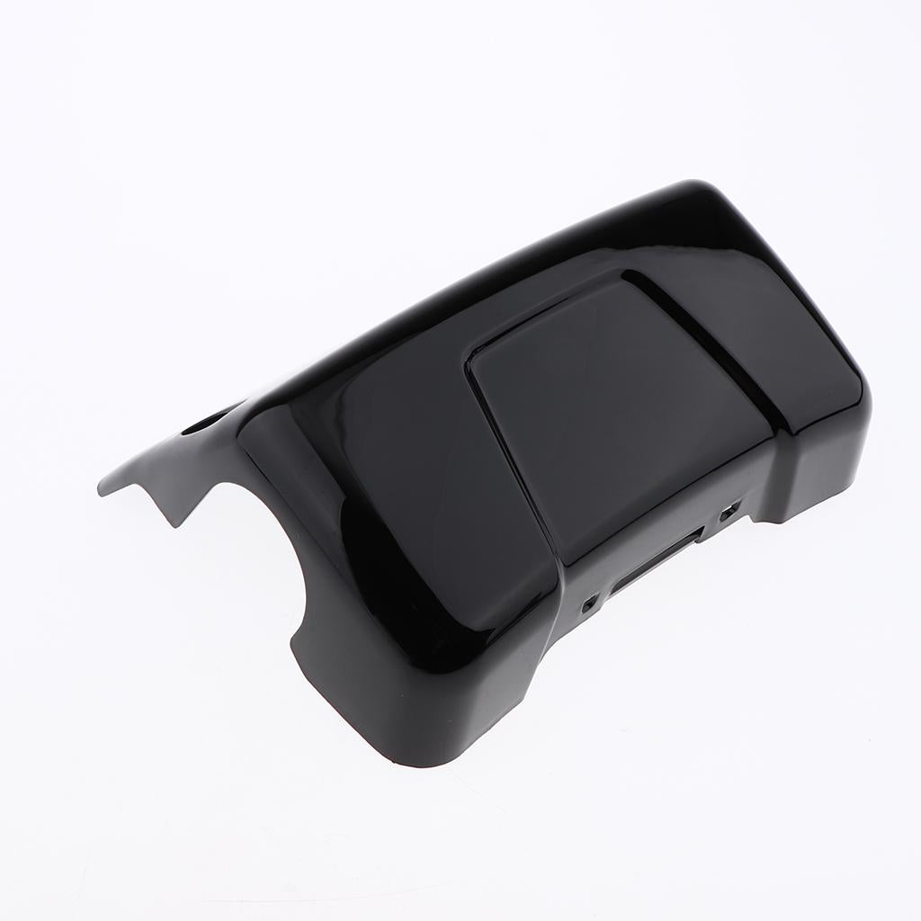 Plastic Water Pump Cover with Fittings & Coolant Lines Motorcycle Accessory Black