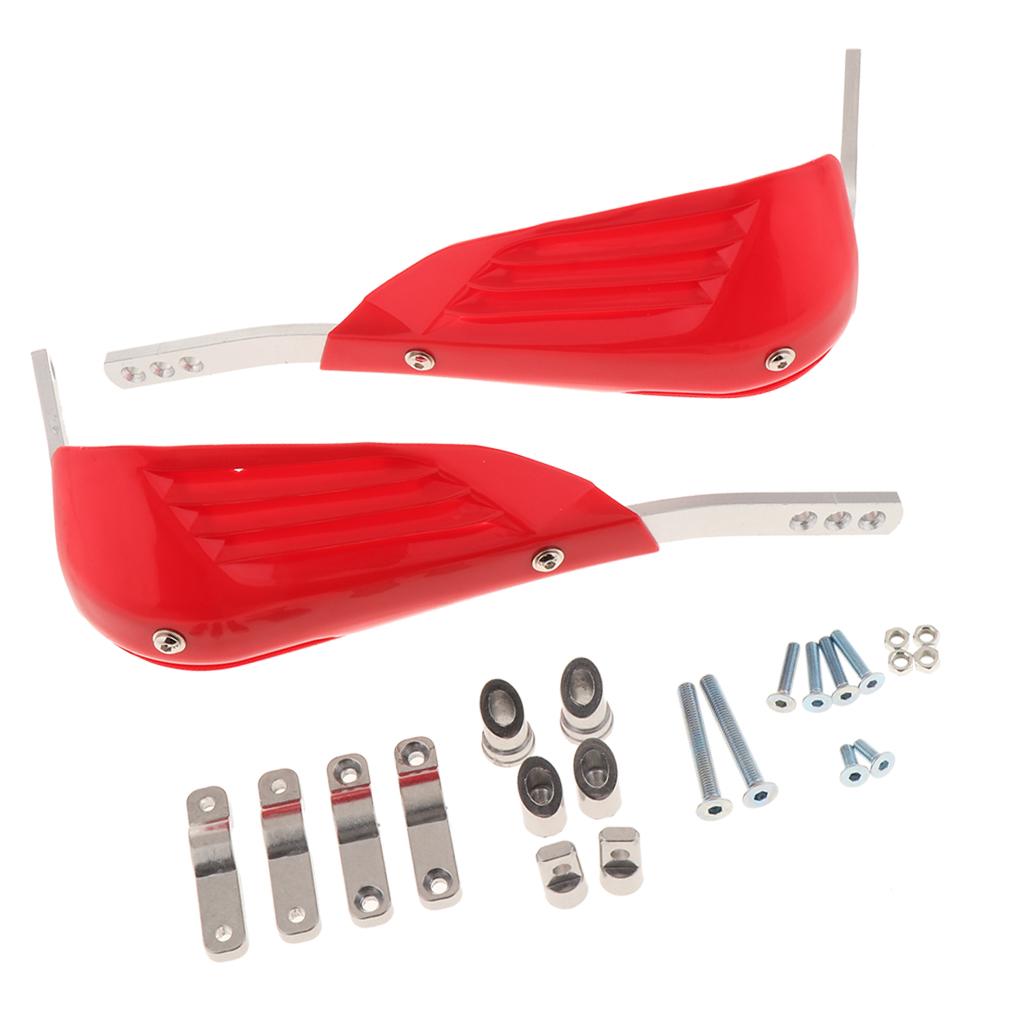 Brush Hand Guards Handguard for Motorcycle MotoCross Dirt Bike ATV Red