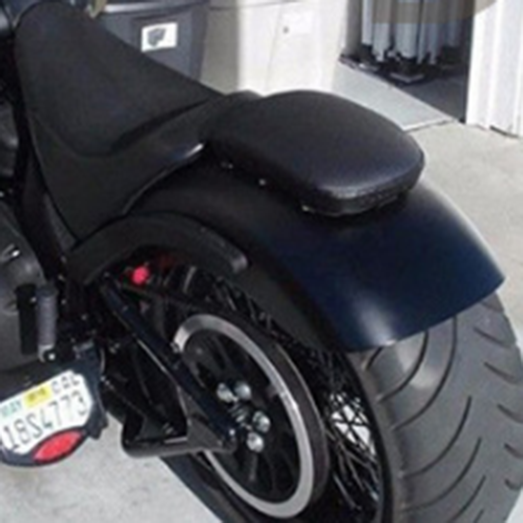1 Piece Gloss Black Highly Stretchable Motorcycle 6 Suction Cup Rectangular Pillion Pad Seat Fits for Harley 883 1200 X48 72