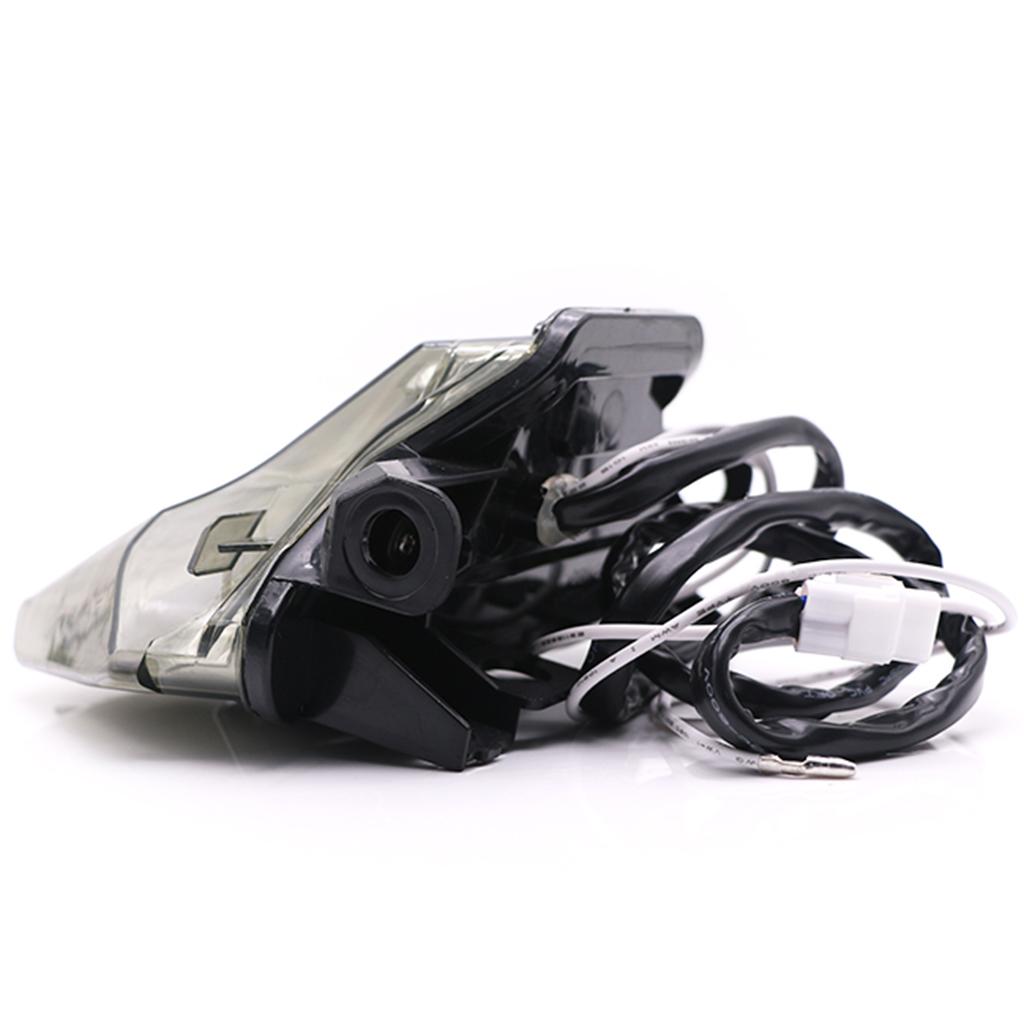 Motorcycle Rear Tail Light Brake LED Light for Yamaha R25 R3 MT03 MT07 Red 