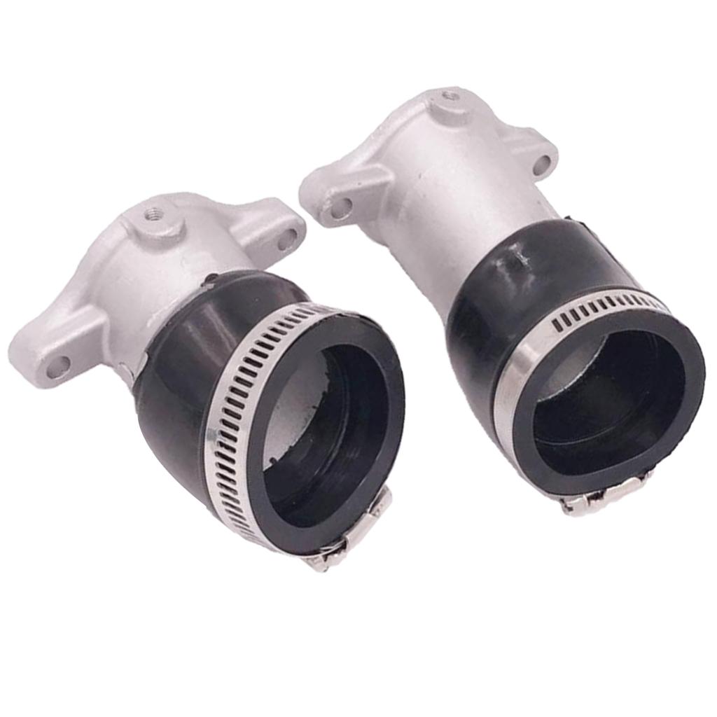2 Pieces Carburetor Manifold  Intake Set Joint Boot/ Adapter For HONDA/CX500