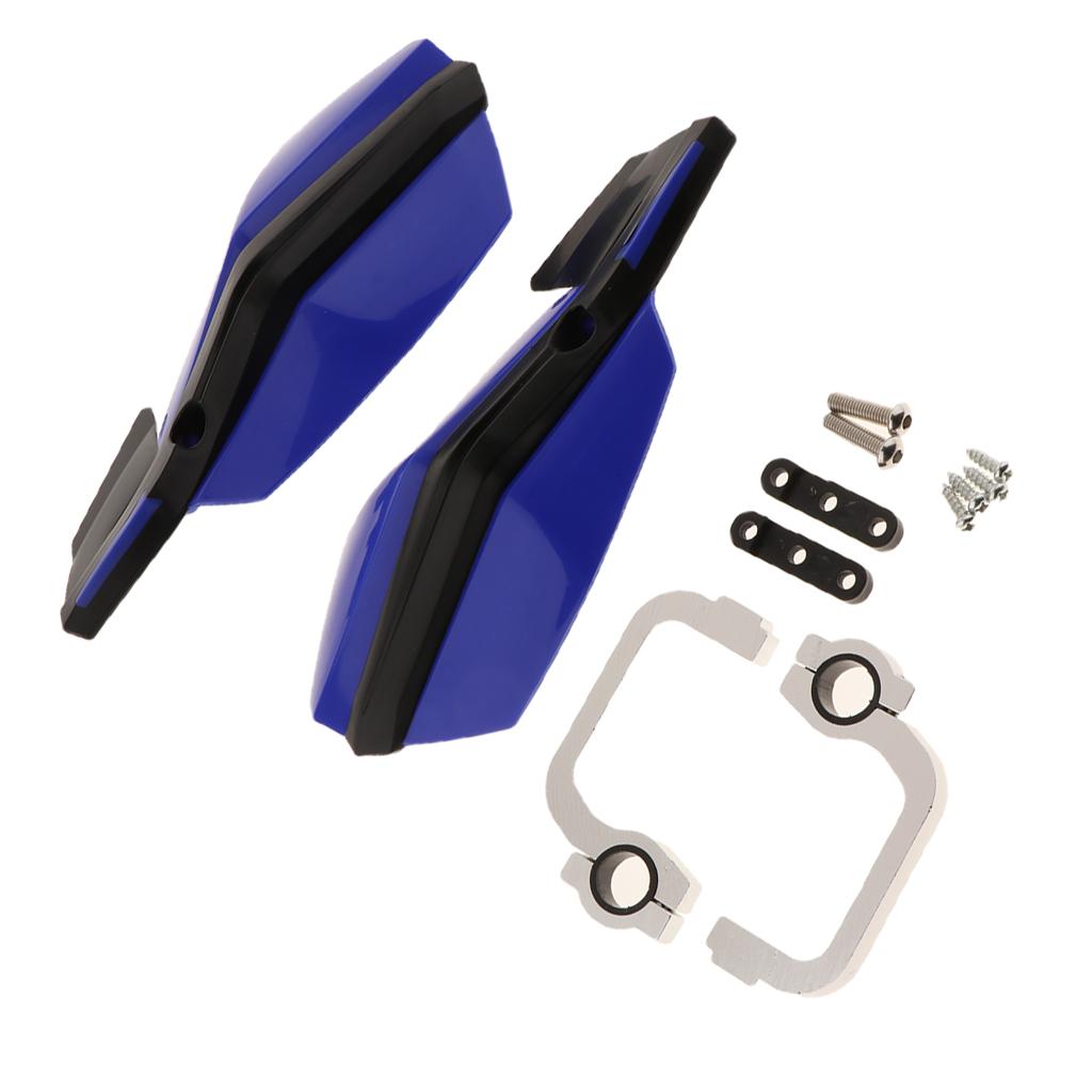 Hand Brush Guards Protector for 7/8" 22mm to 1 1/8" 28mm Motorcycle Blue