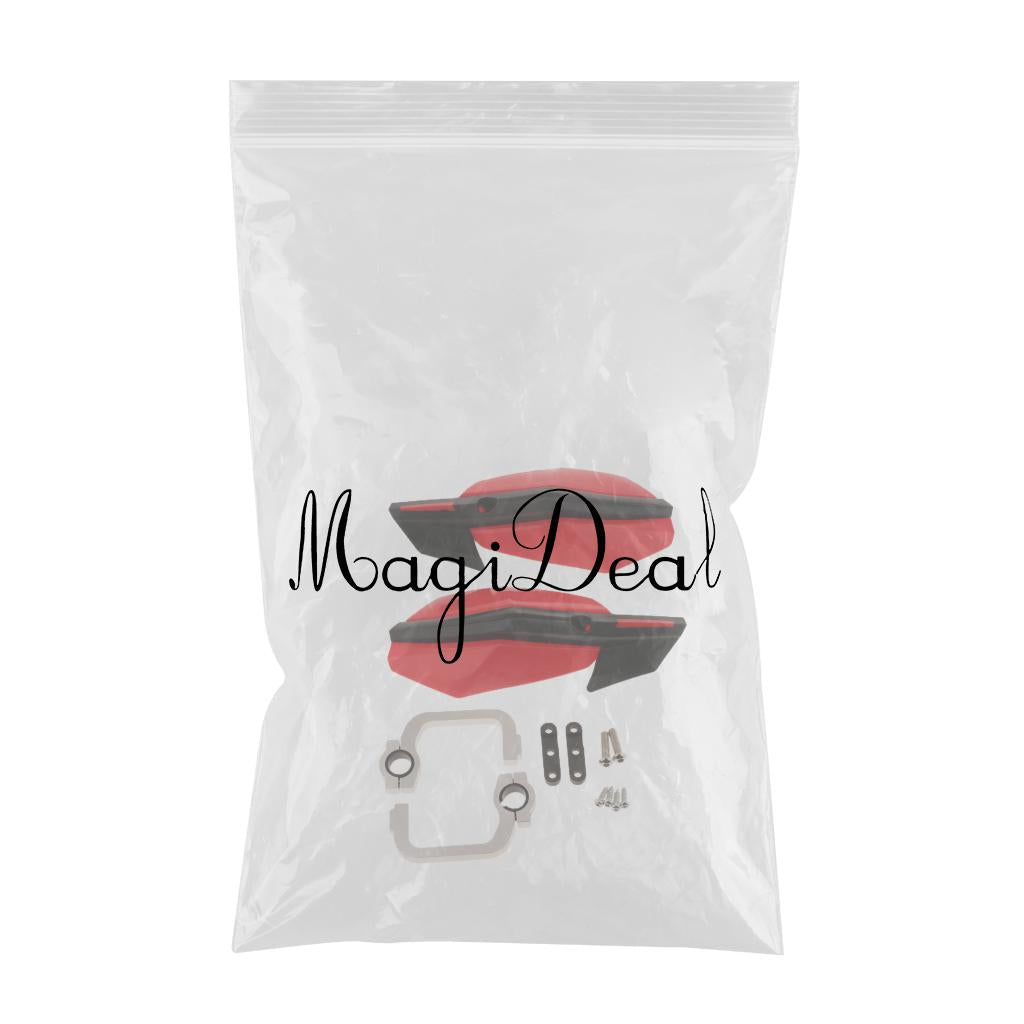 Hand Brush Guards Protector for 7/8" 22mm to 1 1/8" 28mm Motorcycle Red