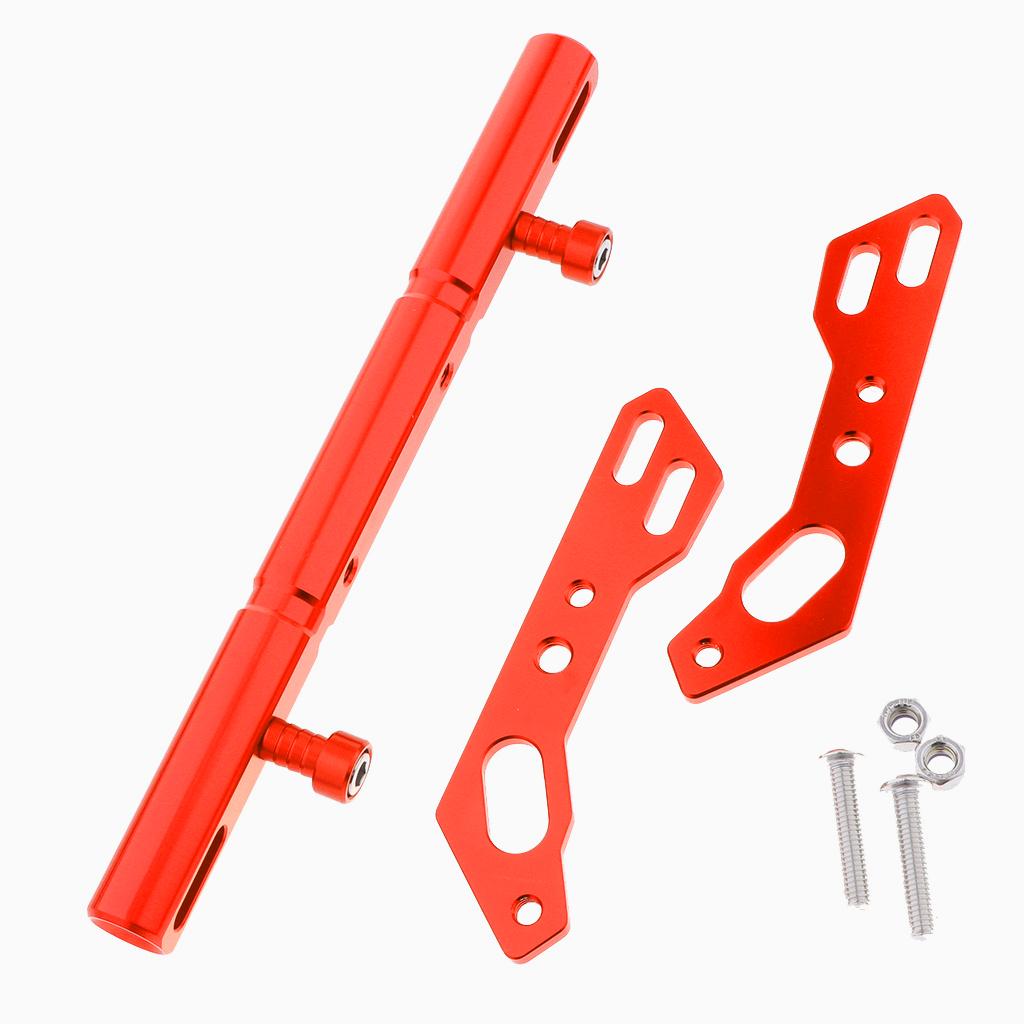 Universal Motorcycle Handlebar Balance Cross Bar Lever Aluminum Alloy Orange