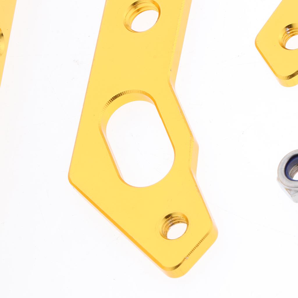 Universal Motorcycle Handlebar Balance Cross Bar Lever Aluminum Alloy Golden