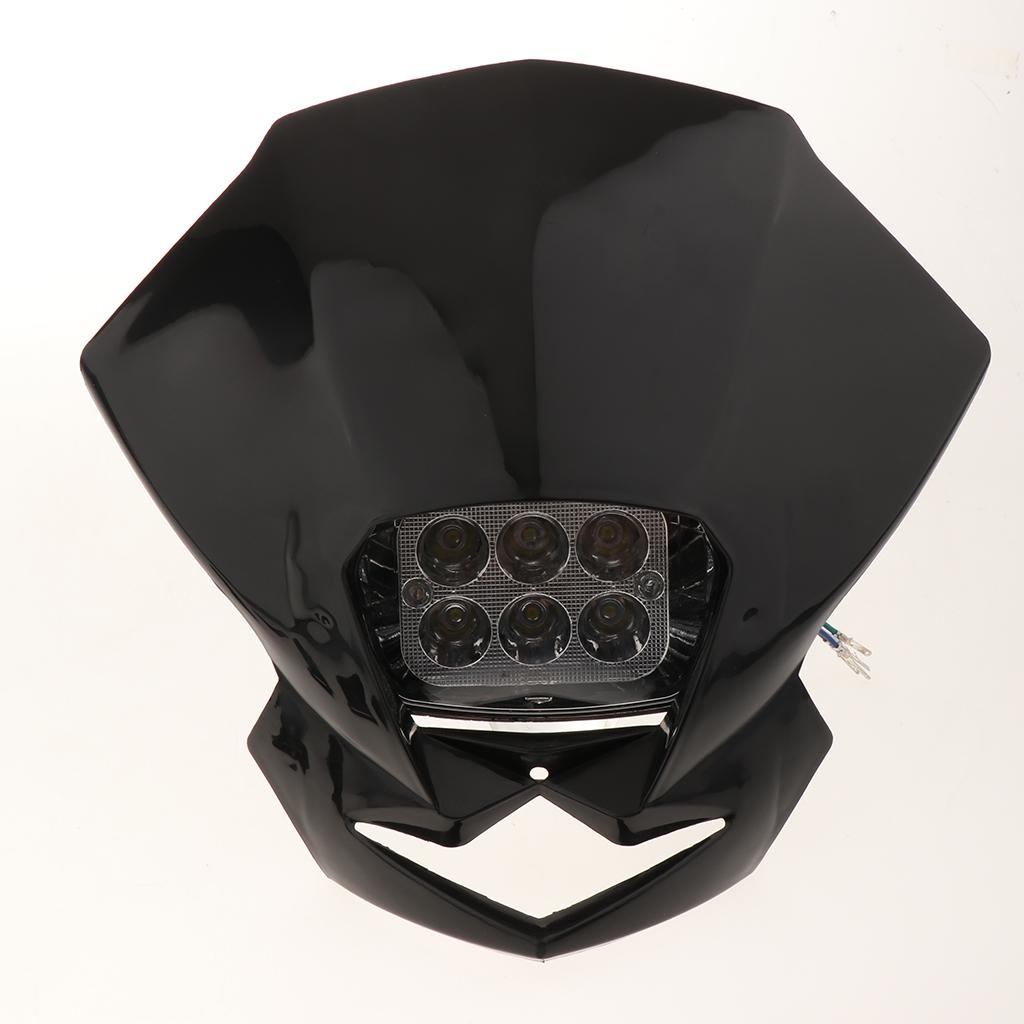 Motorcycle Head Light Front Cover Wind Shield Screen for KTM 13-15 Black