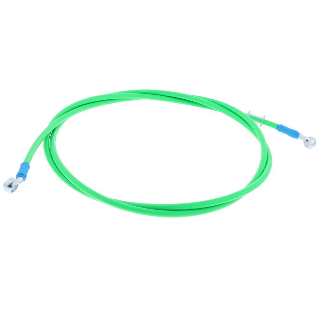 220cm Universal Motorcycle Brake Line Clutch Oil Hose Pipe Fitting Green