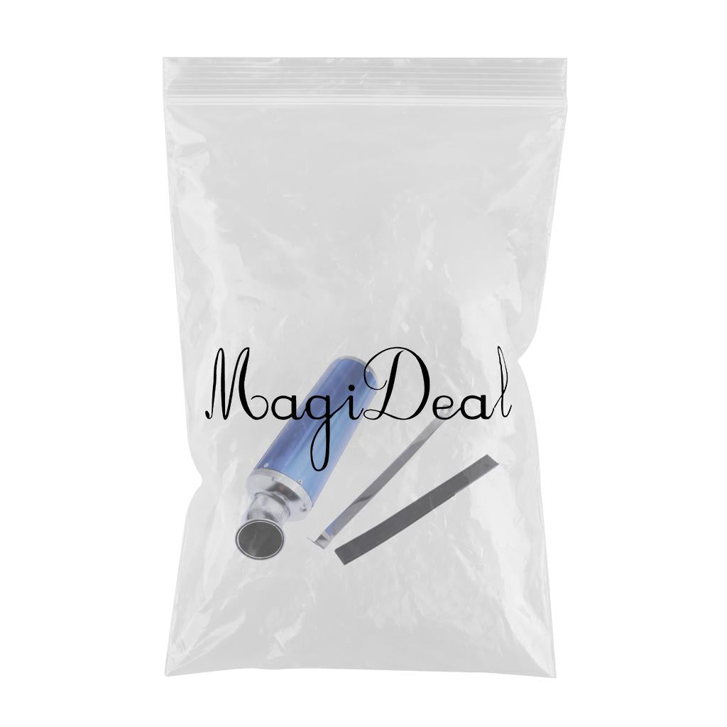 Blue Alloy Exhaust Muffler Pipe Rear Section for Motorcycle ATV 
