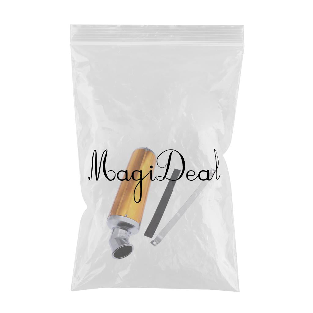 120mm Golden Alloy Exhaust Muffler Pipe Rear Section for Motorcycle ATV 