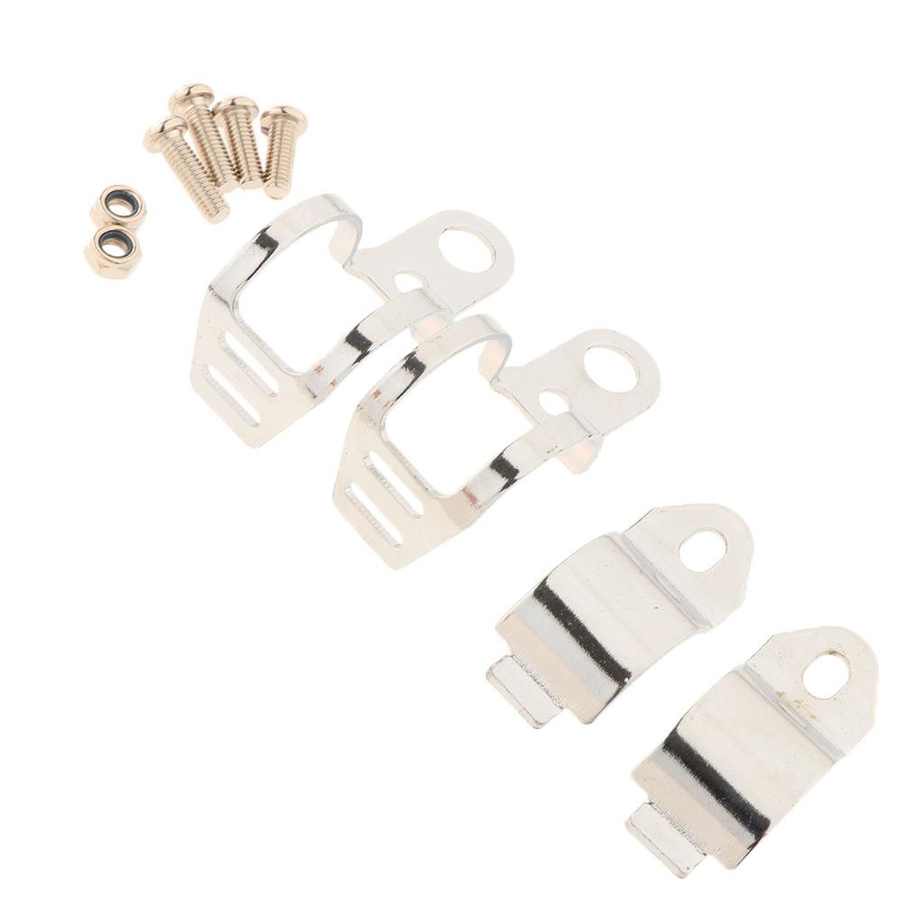 Motorcycle Turn Signal Lamp Holder Mount Bracket for Harley Prince Chrome