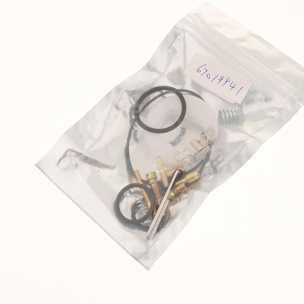 2xMetal Carburetor Rebuild Kit  Needle Main Jet Set for ATV Dirt Bike 