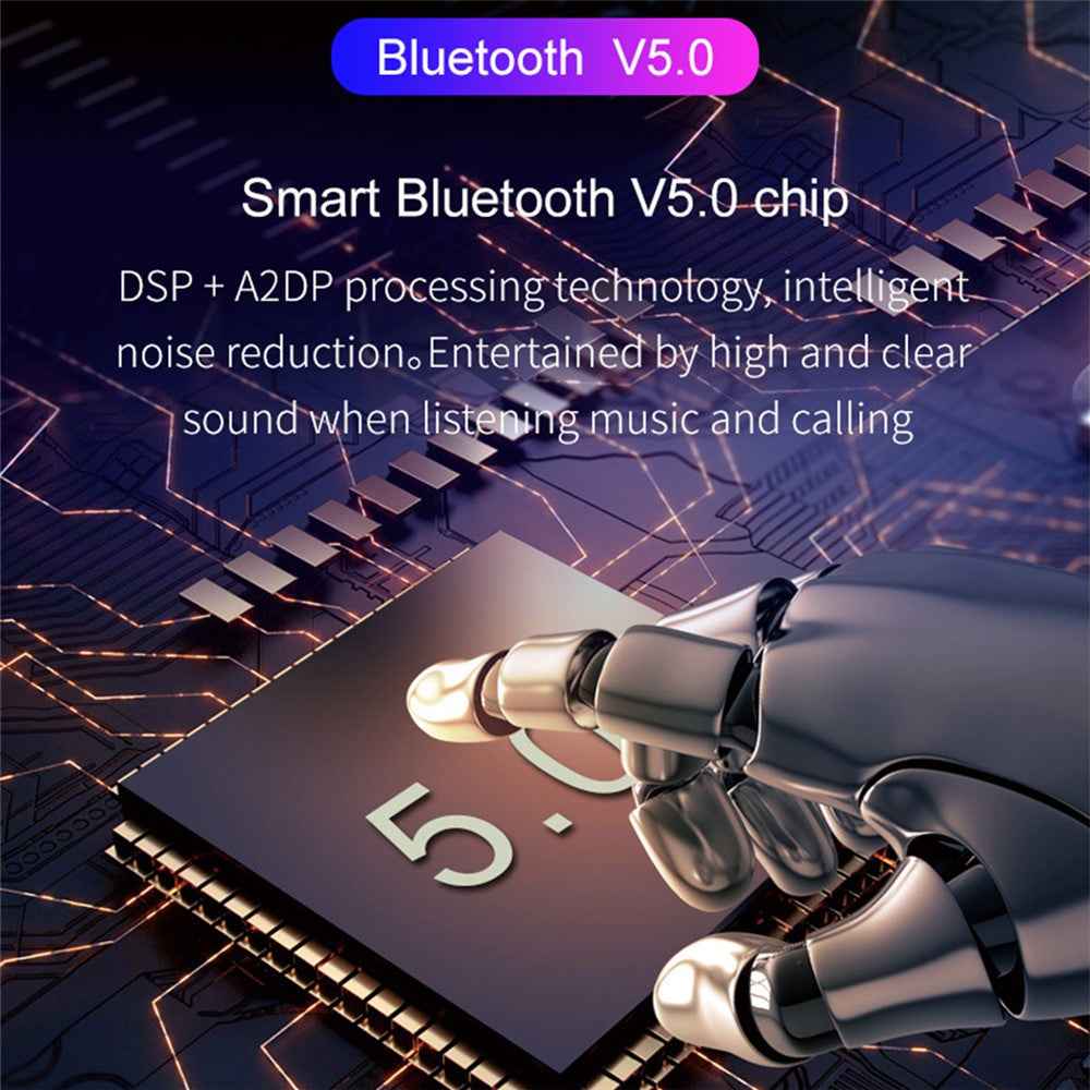 BC52L Car Bluetooth-compatible 5.0 FM Transmitter MP3 Audio Music Adapter Support TF Card/U-disk Dual USB Port Car Charger for Smartphone
