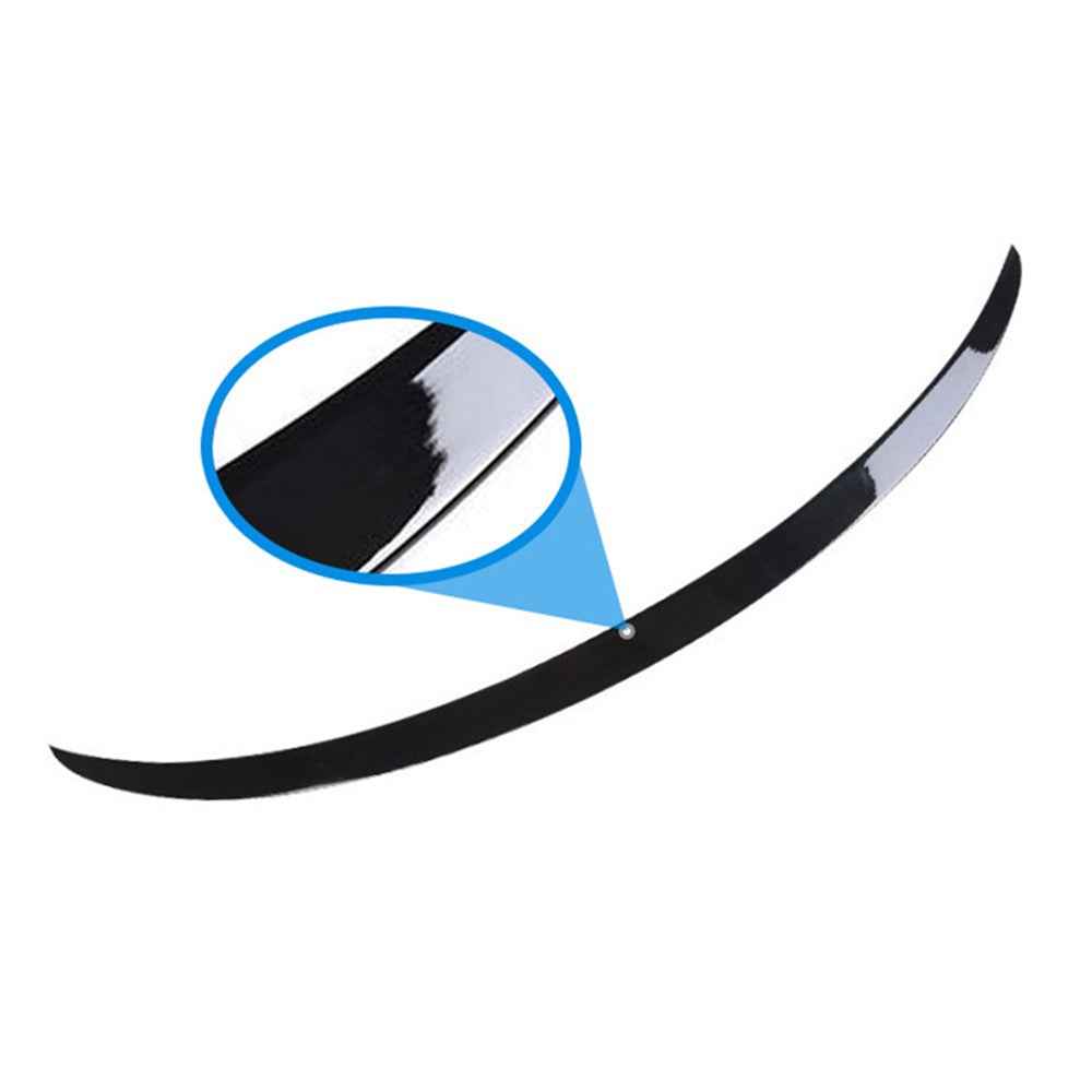 Car Spoiler Wing Decorative Strip Spoiler Non-Punching Car Rear Wing for Tesla Model 3 (17-22) - Glossy Paint