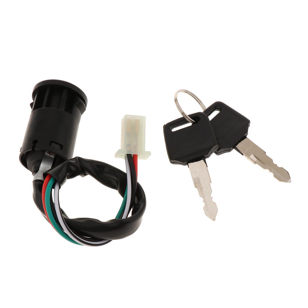 2xMotorcycle Ignition Key Switch  for Motor ATV 50CC,110CC, 125CC,150CC