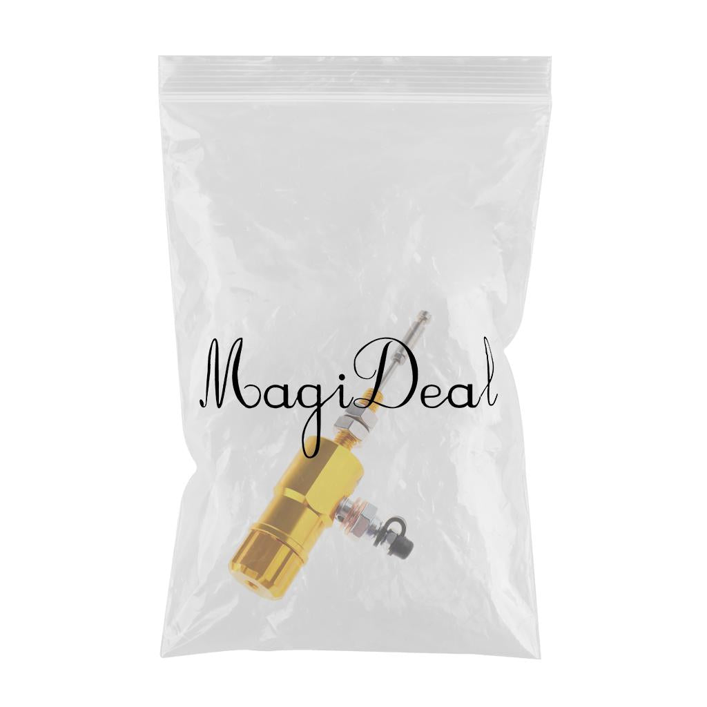 Universal Motorcycle Hydraulic Clutch Master Cylinder Rod Brake Pump - Golden