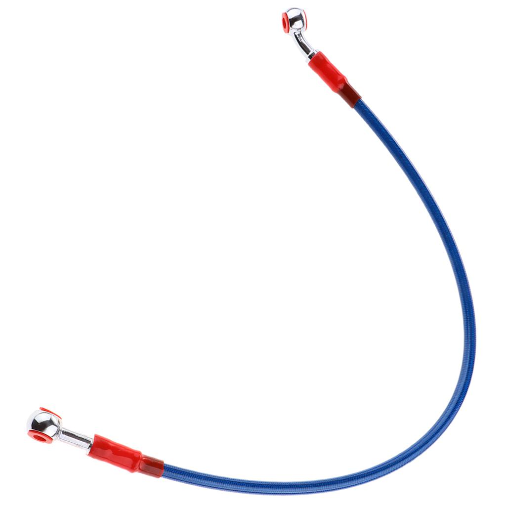 Steel Brake Clutch Oil Hoses Line Pipe Blue for Motorcycle Dirt Bike  50mm
