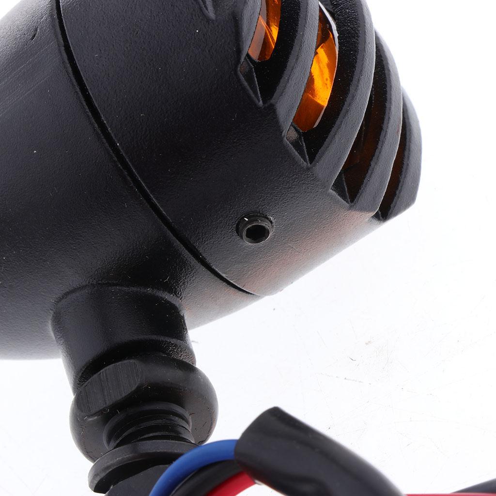 Heavy Duty Aluminum Motorcycle Refit Turn Signal Turn Signal Light Indicator Red