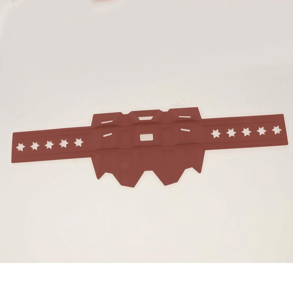 Motorcycle Exhaust Muffler Heat Resistant Protector with Locking Ties Brown