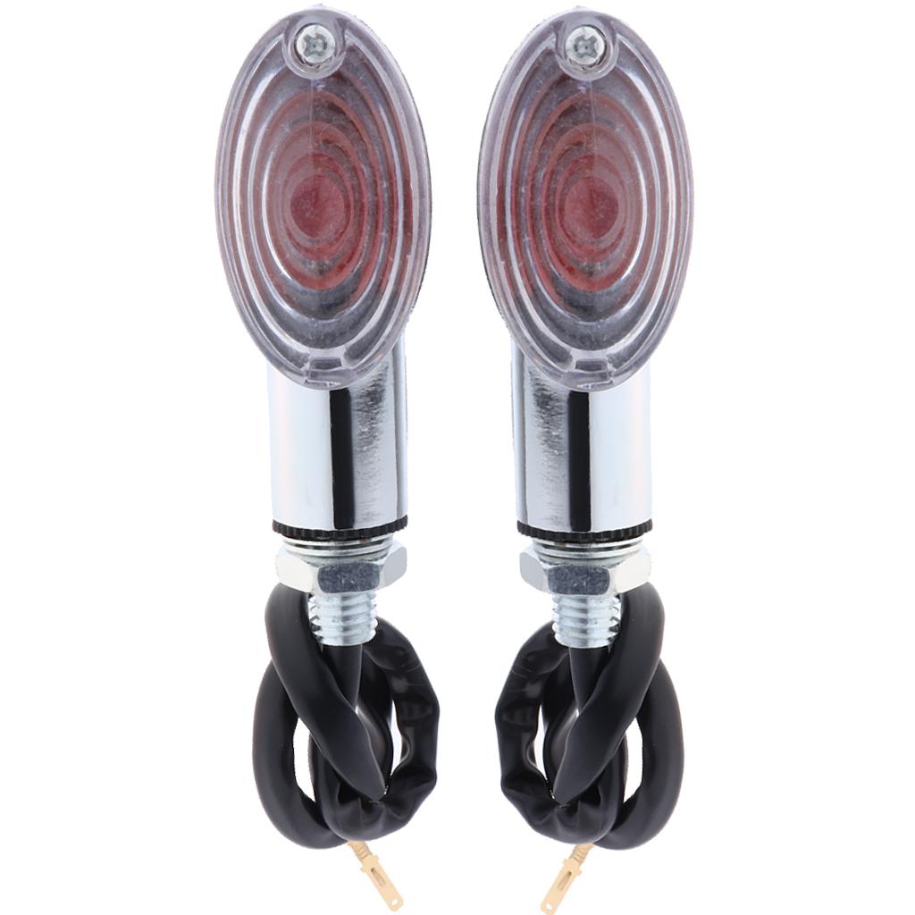 2pcs Universal Motorcycle Turning Signal Lamp Flash Light 12V 130x30x40mm