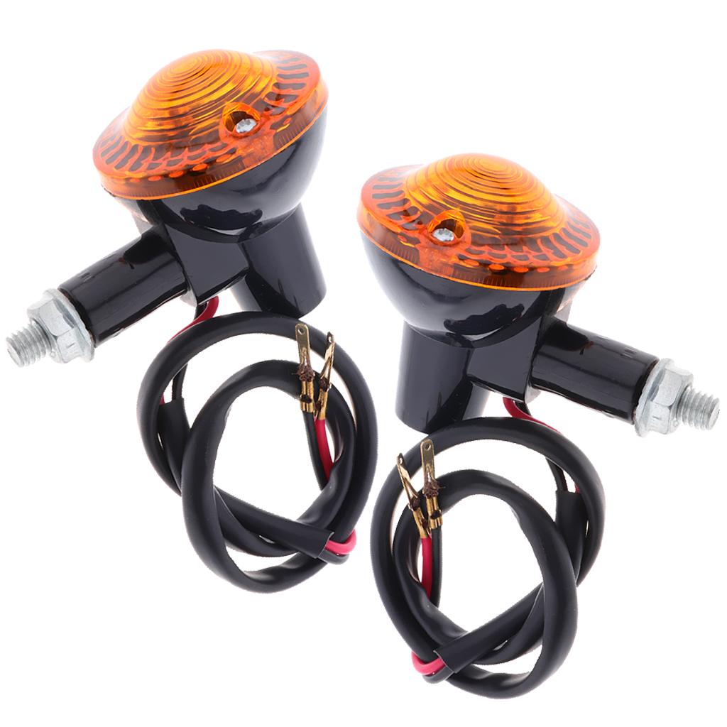 2pcs Universal Motorcycle Turning Signal Lamp Flash Light 12V 90x50x60mm