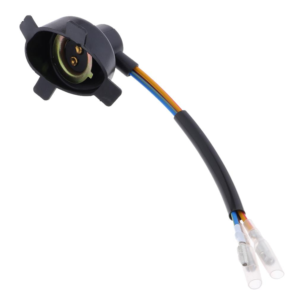 Motorcycle Head Light Bulb Holder Plug Lamp Holder 2 Pins for Mikuni TMX