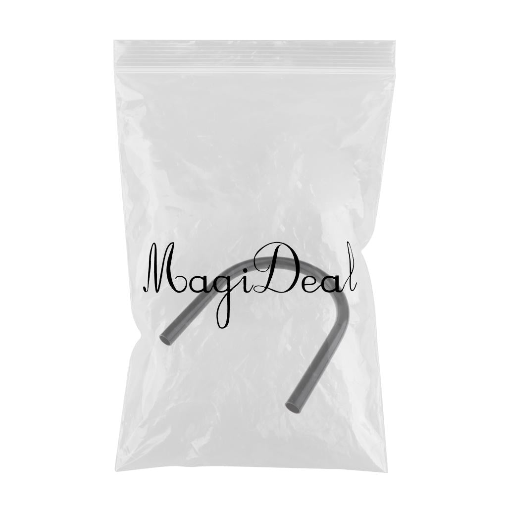Flat Cafe Racer Seat Frame Hoop Loop Metal 210mm for Motorcycle Black