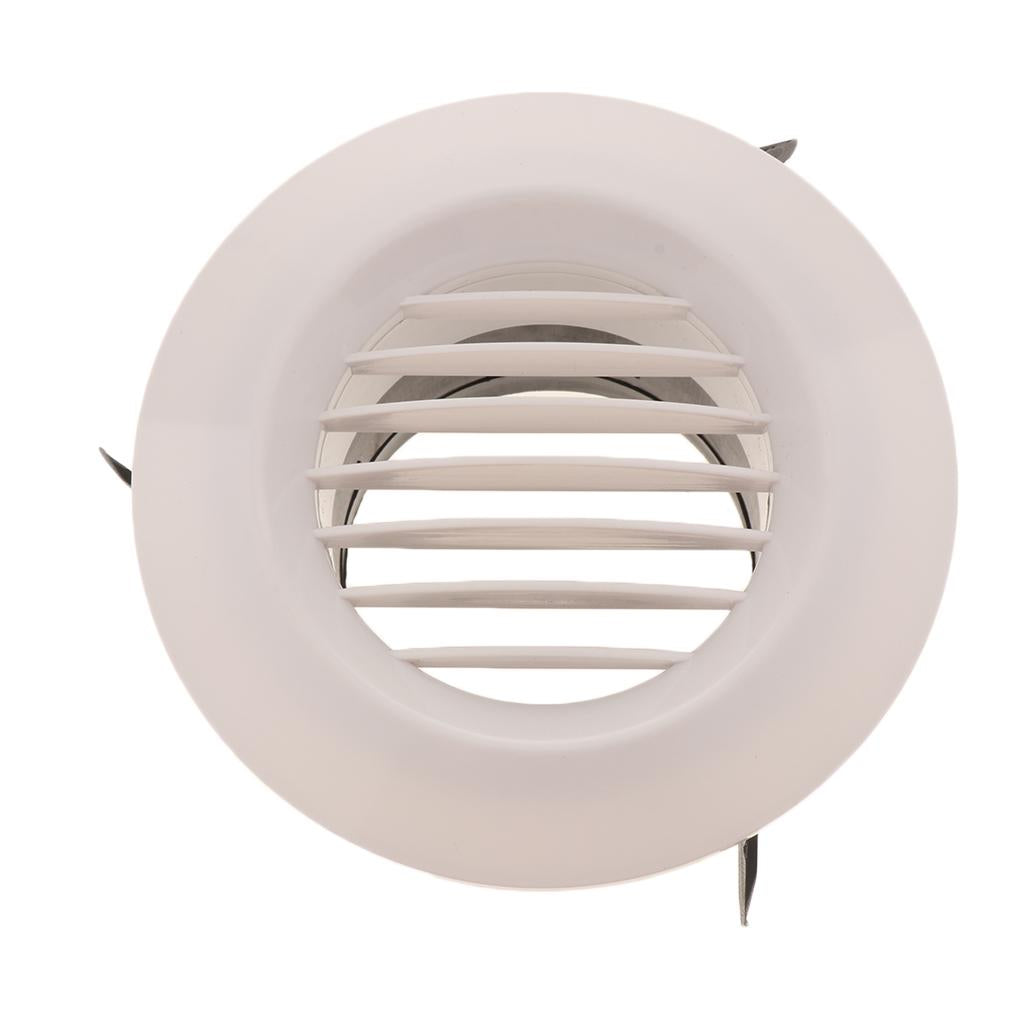 4xABS White Air Vent Ventilation Grill Outlet Fit for Car Boat RV Motorhome