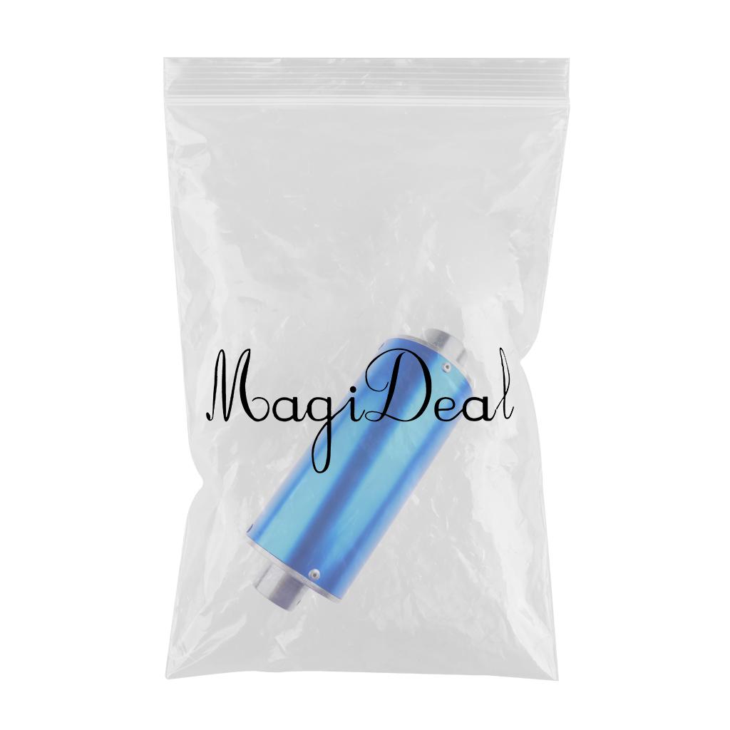 28mm Universal Motorcycle Exhaust Tube Silencer Muffler for 50-150CC Blue